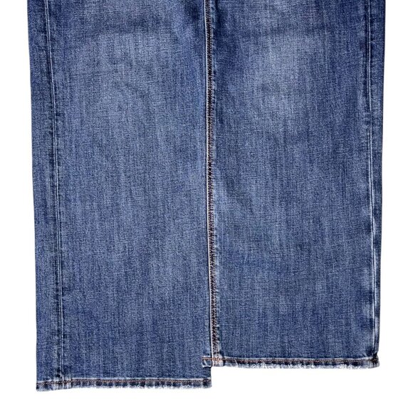 American Eagle Stovepipe Jeans High Rise Stretch Denim Blue Size 8 - Picture 6 of 9